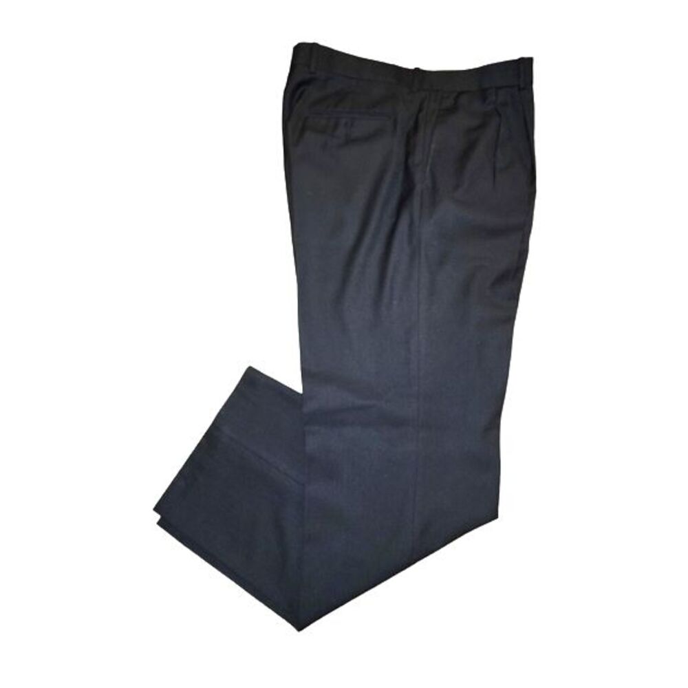 Perry Ellis Portfolio Black Pleated Slacks Size 36X34*